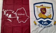 Galway Flag Crested 5X3 Half & Half